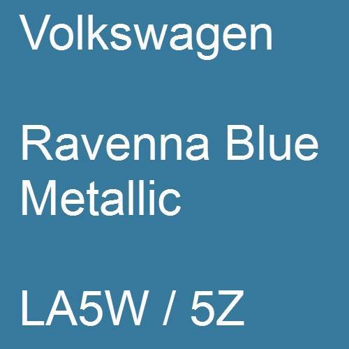 Volkswagen, Ravenna Blue Metallic, LA5W / 5Z.